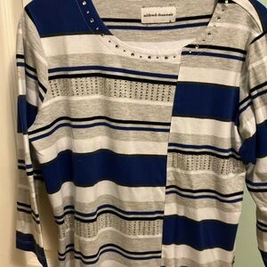 Alfred Dunner stripped shirt